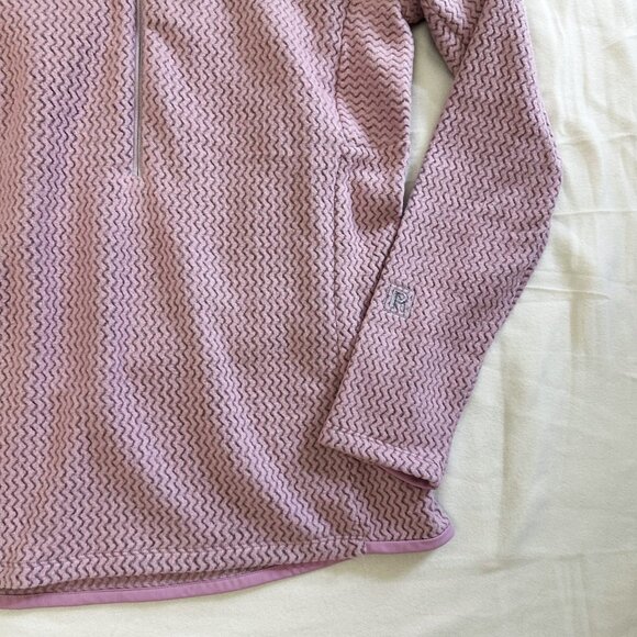 New Patagonia R1 Air 1/2 Zip Neck Women's MILKWEED MAUVE Fleece Pullover Size L - Picture 3 of 8